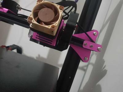 Single part cooling fan on a Biqu B1