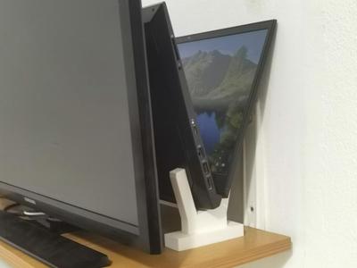 Semi-Open Laptop Holder – For Gaming & HDMI Setup