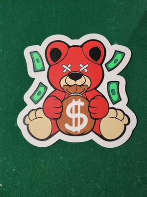 Cash Bear wall art