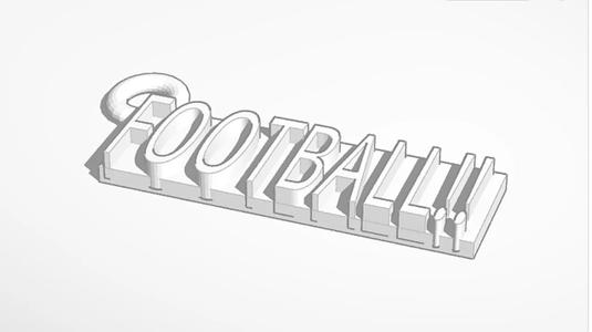 football keychain   
