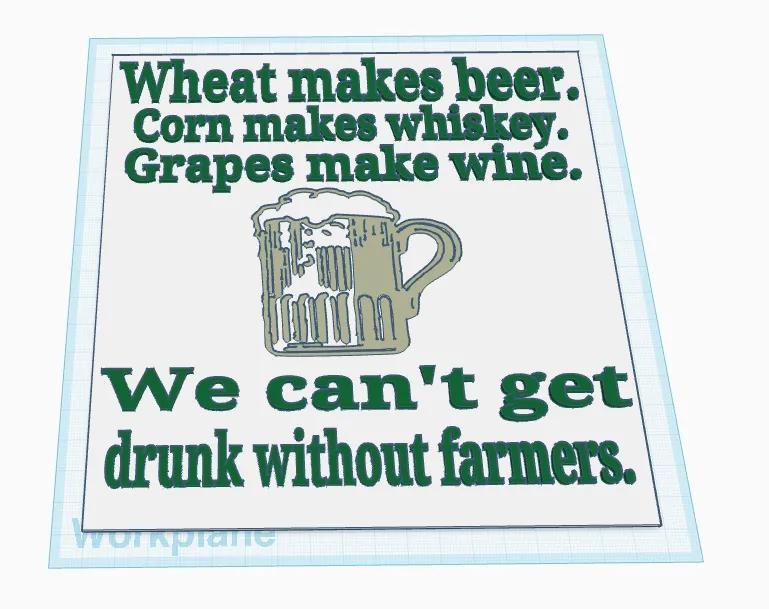 We Need Farmers Sign   