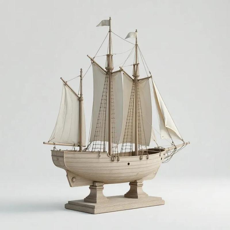 sailboat with stand   