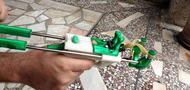 Easy to build 3D printed slingshot