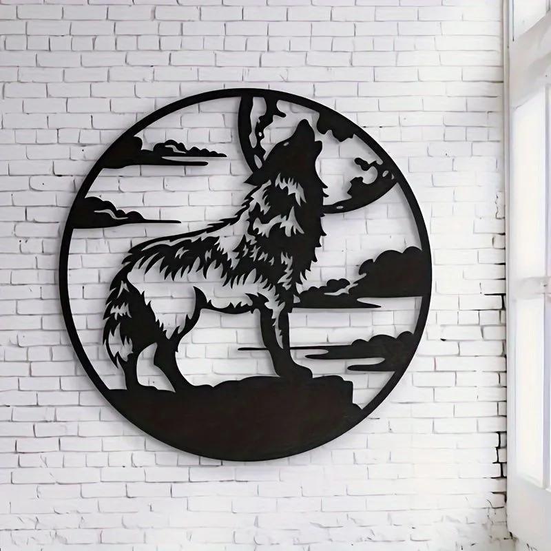 WallArt Wolf Moon   