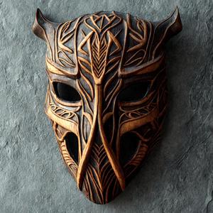 Wooden Druid Mask 2