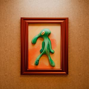 "Squidward 3d Painting: Squidward - Squidward / SpongeBob SquarePants