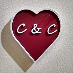 Custom Heart Fridge Magnet