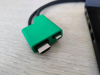 HDMI and Type-C plug holder   