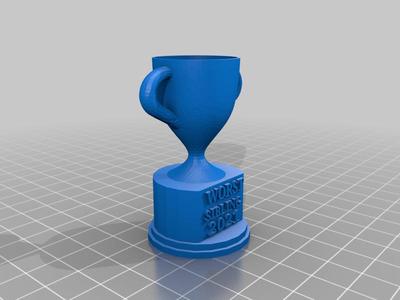 Trophy for bad siblings