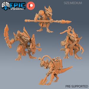 Kobold Tribe Set ‧ DnD Miniature ‧ Tabletop Miniatures ‧ Gaming Monster ‧ 3D Model ‧ RPG ‧ DnDminis ‧ STL FILE