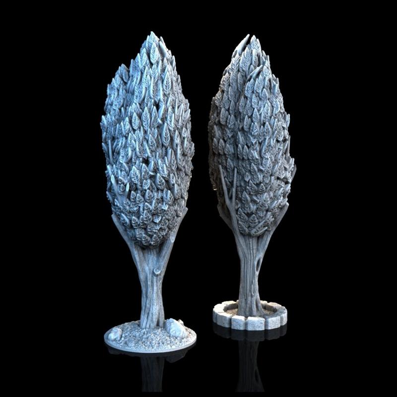 Tree Set - Medieval Town Set