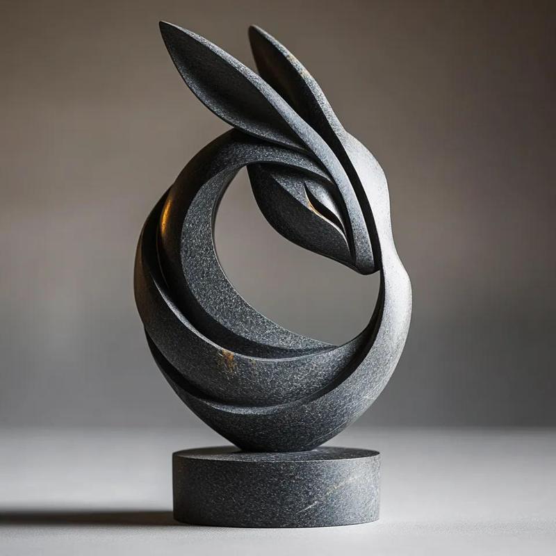 Easter Bunny Statue – Elegant Spring Accent   