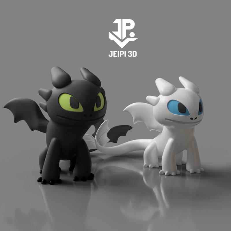 NIGHT FURY_CHIMUELO_LUMINOUS FURY