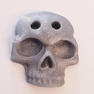 Skull Shirt Button