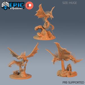 Ocean Drake Set / Legendary Water Dragon / Winged Sea Encounter / Dragonborn Aqua Beast / Draconic Army