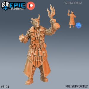 Tiefling Rogue Player Potion / Human Devil Hybrid / Evil Humanoid / Ruthless Trickster / Hell Army