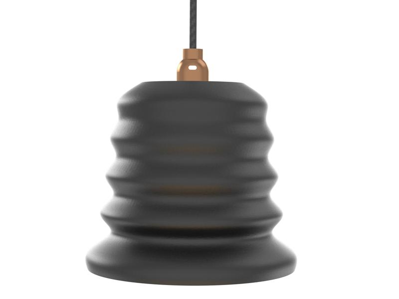 Suspension lamp / Light fixture / 3D printed design lampshade