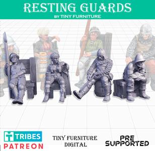 Resting Guards (SITTING FOLKS)