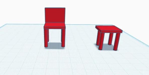 Mini stůl a židle   