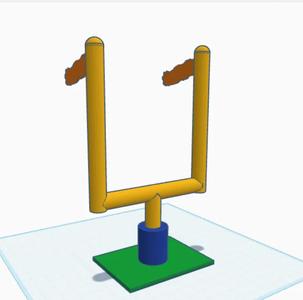 American Football Goalpost   