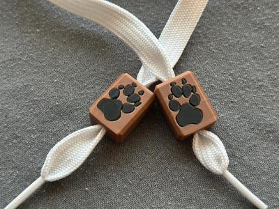 Real Paw Print Beads   
