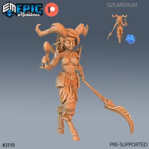 Satyr Girl / Pan Warrior / Forest Guardian / Nature Spirit / Wild Animal Hybrid / Deer Humanoid Encounter