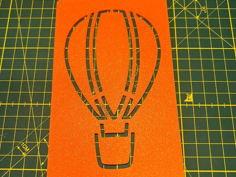 Montessori hot air balloon coloring page