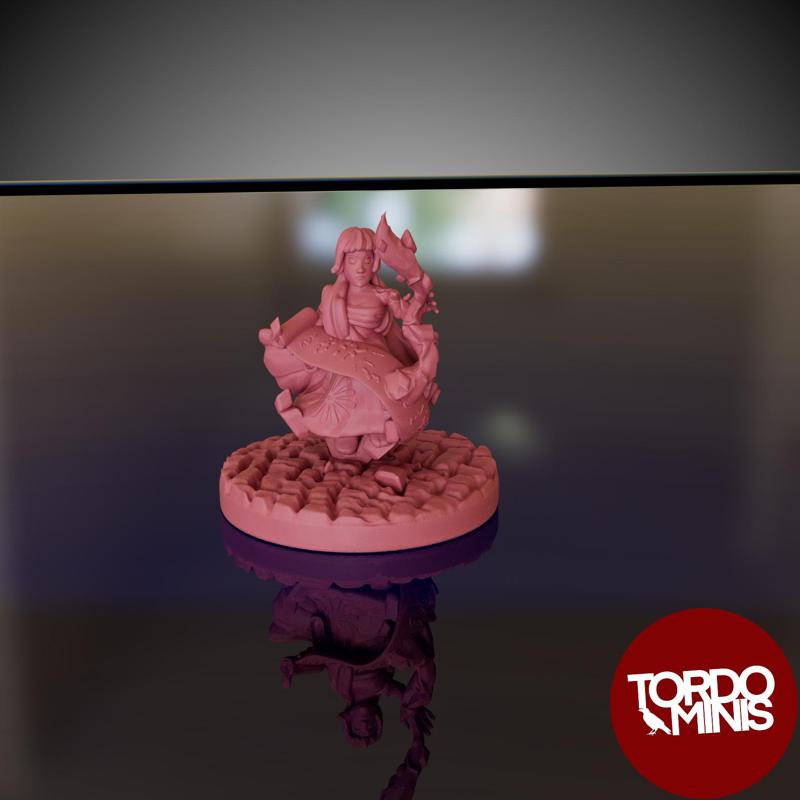 Meiji Warriors: Shugenja enchantress (10/15mm)