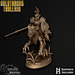 Trollkin Reptizar Rider A