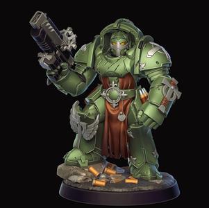 SPACE CRUSADER 40MM BASE