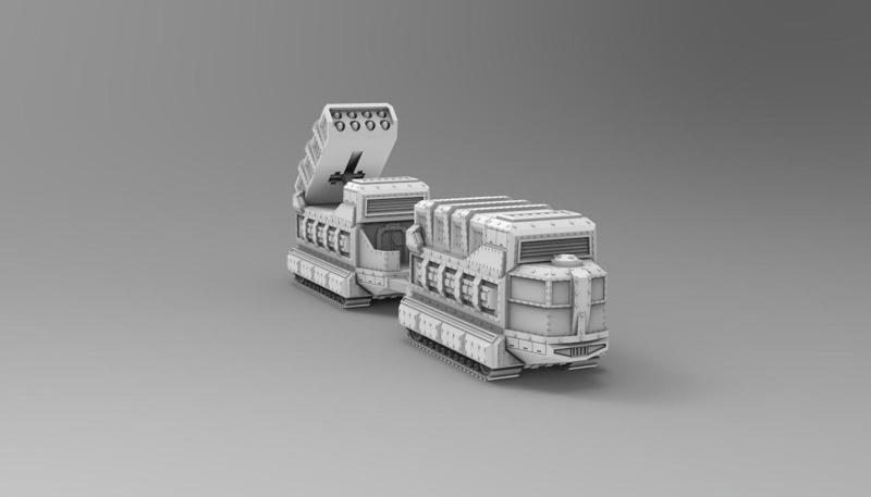 Enclosed Missile Wagon