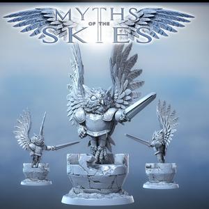 Owl knight Winged (pose 3 of 3)