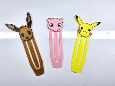 Pokemon Bookmarkers - Pikachu, Eevee & Mew   