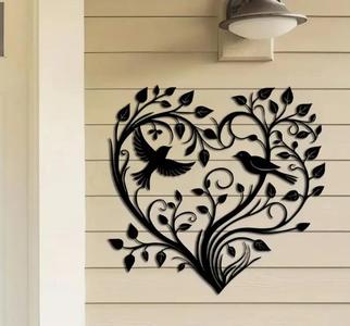 Love Tree and Bird Wall Decoration   