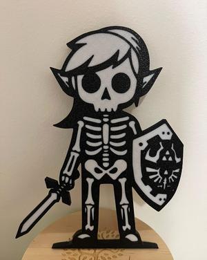 Zelda's Link Skeleton Halloween decor