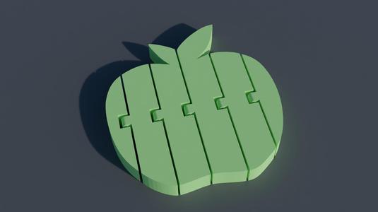 Free articulated apple