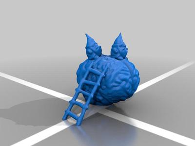 Gnomes on brain - Nomad Sculpt