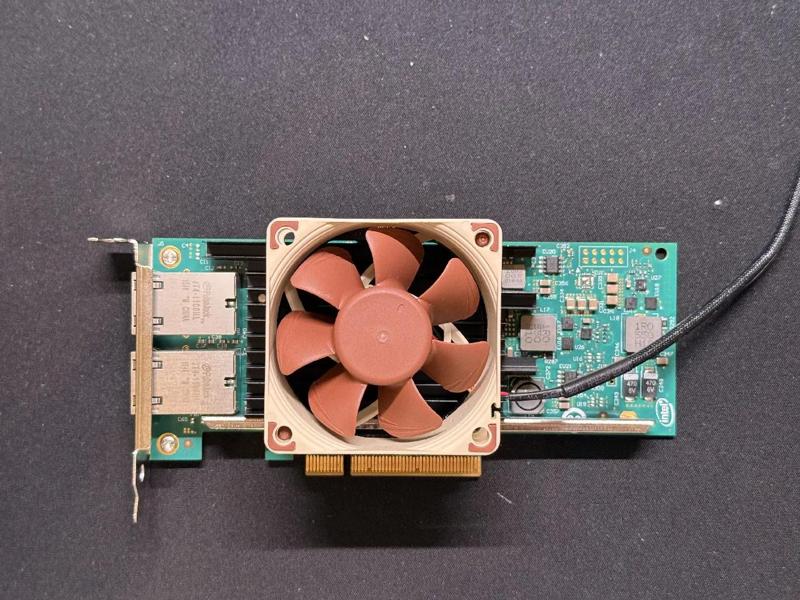Intel X540-T2 49Y7972 Noctua NF-A6x25 fan mount clip   