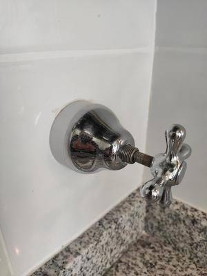 Finishing details for gas knob