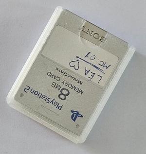Cardholder for Sony Playstation 2 memory card