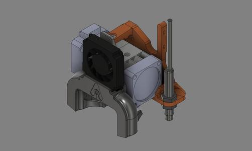 Biqu H2 mount for Ender 3 with max print area