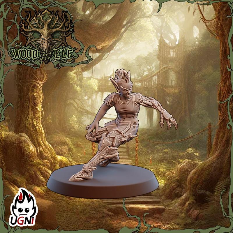 Elf Linewoman #07 - Wood Elf - Fantasy Football