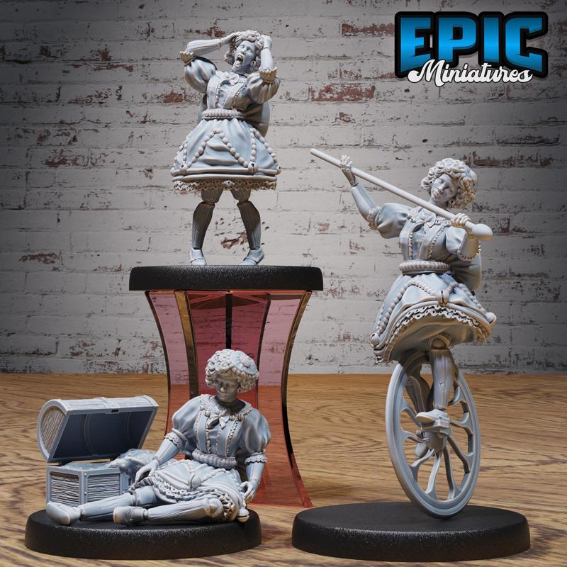 Living Doll Set / Carnival Artist / Funfair Performer / Mysterious Circus Resident / Evil Cavalry / Cabinet Master