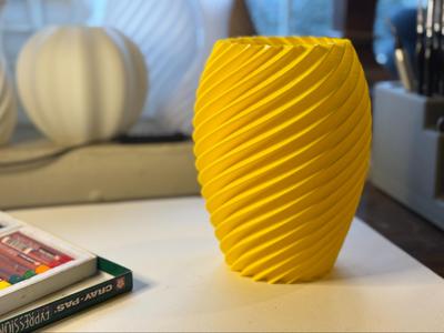 "Supertwisted Jornada" Contemporary Spiral Vase