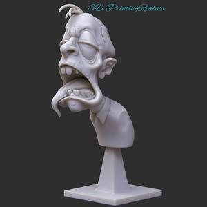 stylized Zombie BUST