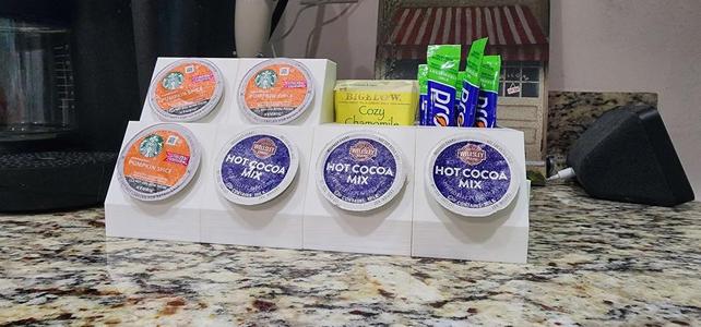 Modular K-Cup Coffee Organizer   