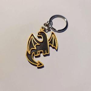 Cute Multicolor Dragon keychain   
