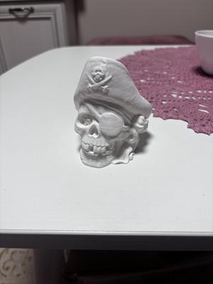 Halloween skull pirate decoration
