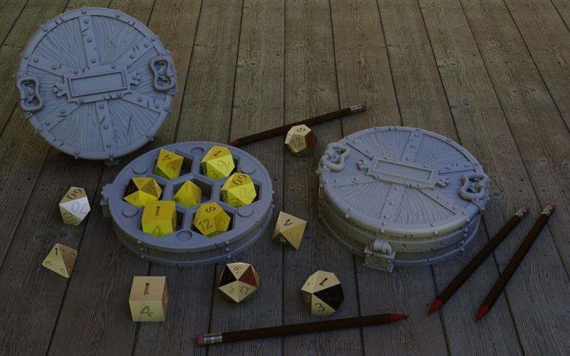 Treasure Chest dice holder
