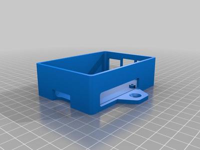 Raspberry pi 4 case with mounting bracket (not mine)